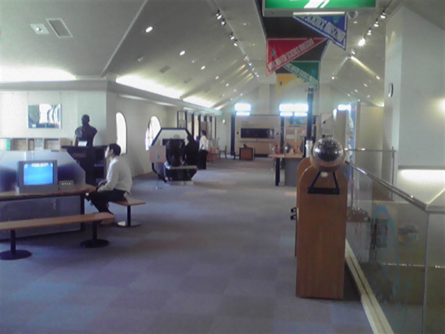 水の科学博物館の２階展示室